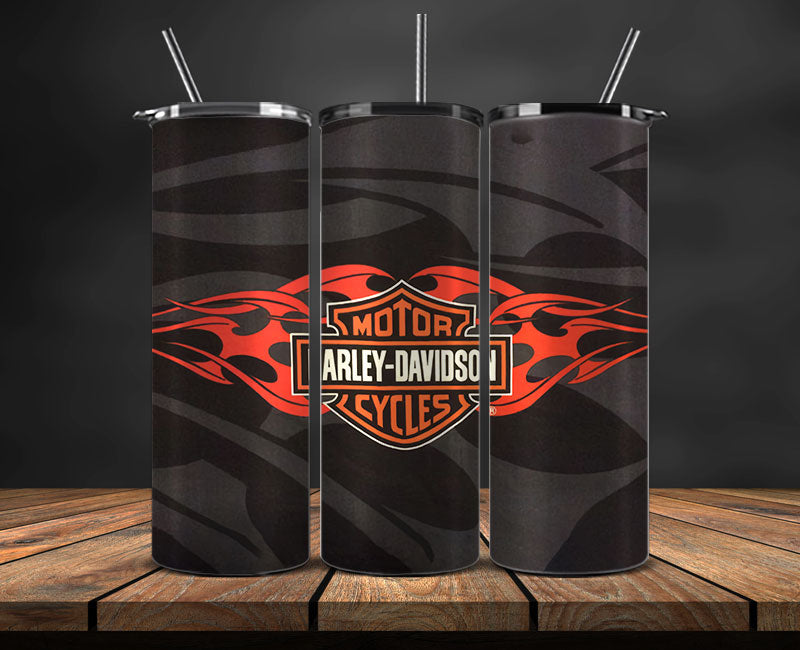 Harley Skinny Tumbler Png, Motor Harley Digital Tumbler Wrap, Moto Tumbler Wrap Design 42