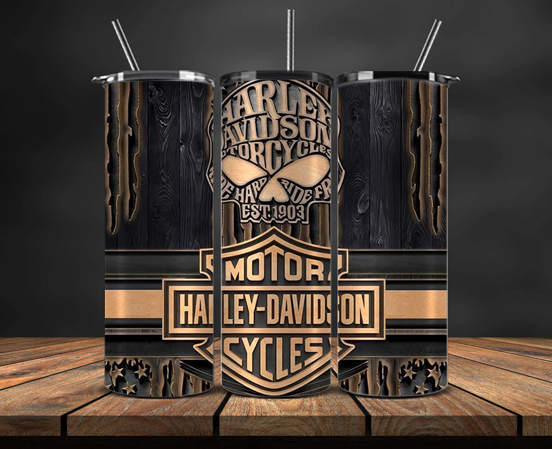Harley Skinny Tumbler Png, Motor Harley Digital Tumbler Wrap, Moto Tumbler Wrap Design 43