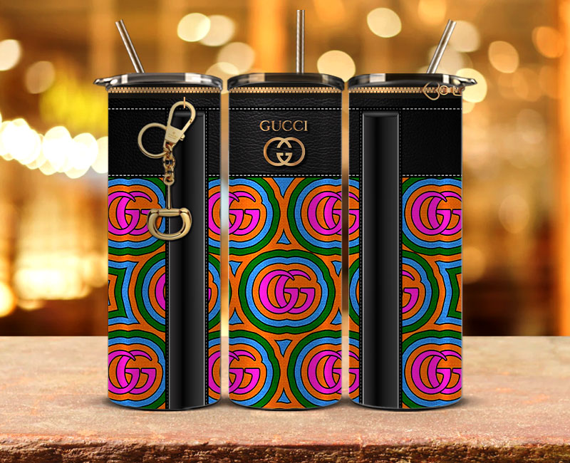 Gucci Tumbler Wrap, Gucci Tumbler Png, Gucci Logo,Luxury Logo Brand 44
