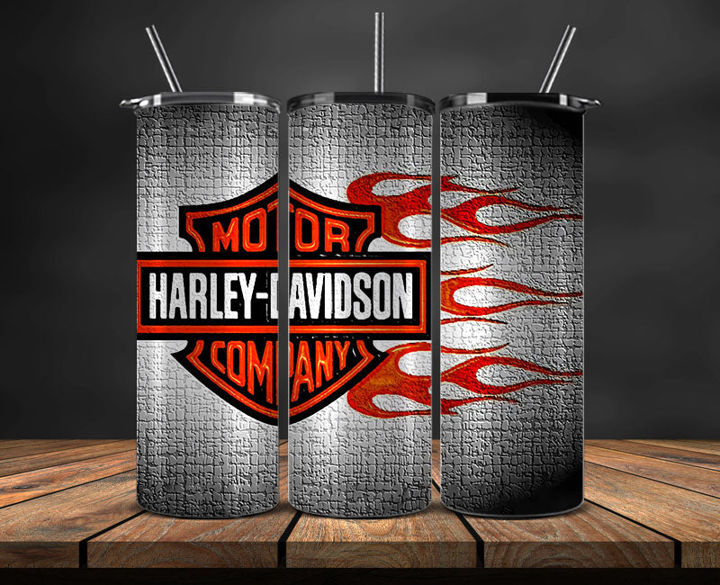 Harley Skinny Tumbler Png, Motor Harley Digital Tumbler Wrap, Moto Tumbler Wrap Design 45