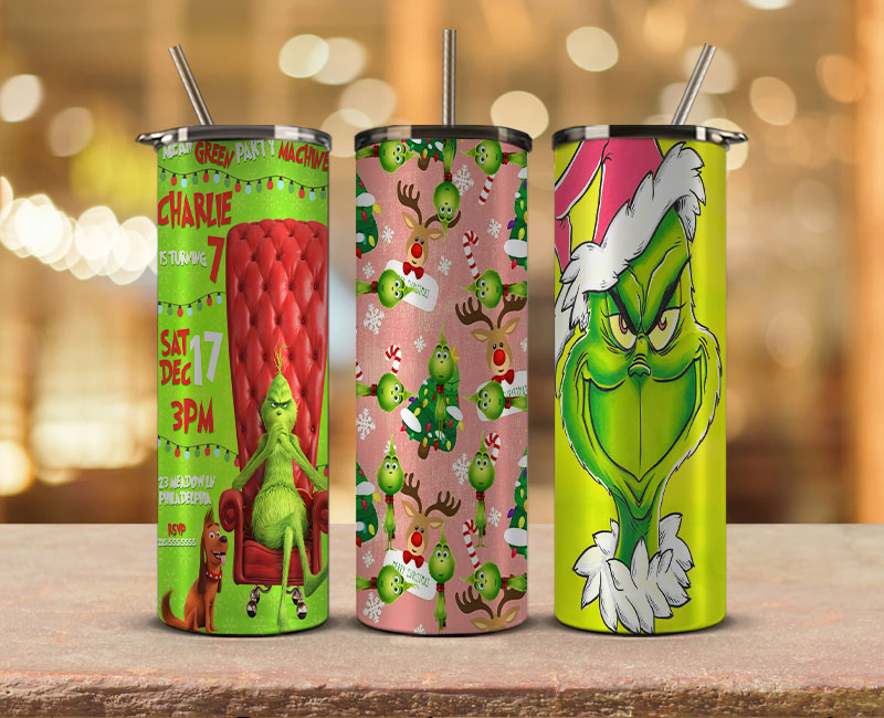 Christmas Tumbler Wraps, Christmas Tumbler Design 46