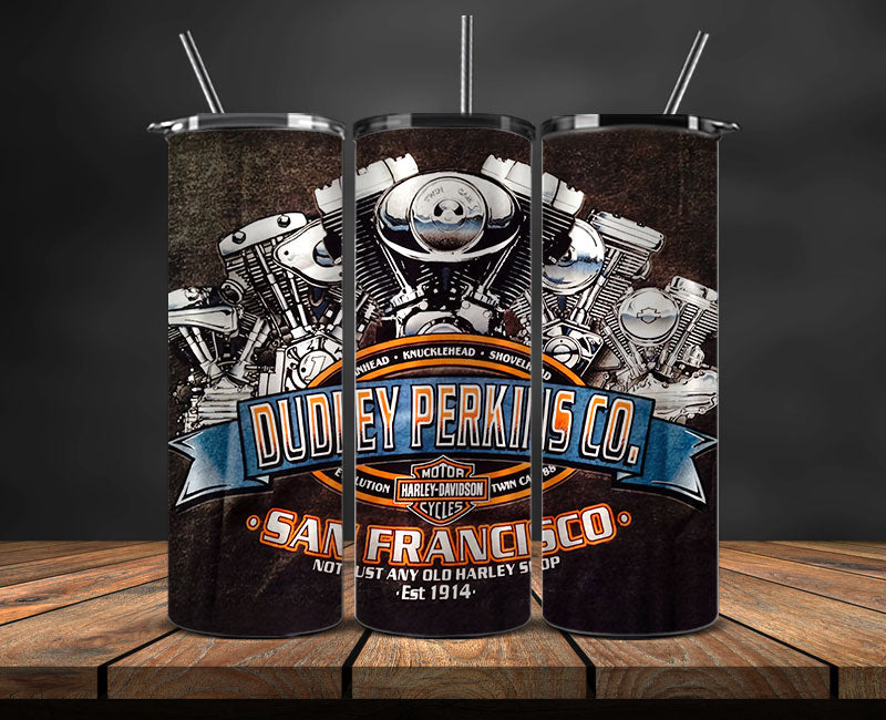 Harley Skinny Tumbler Png, Motor Harley Digital Tumbler Wrap, Moto Tumbler Wrap Design 46