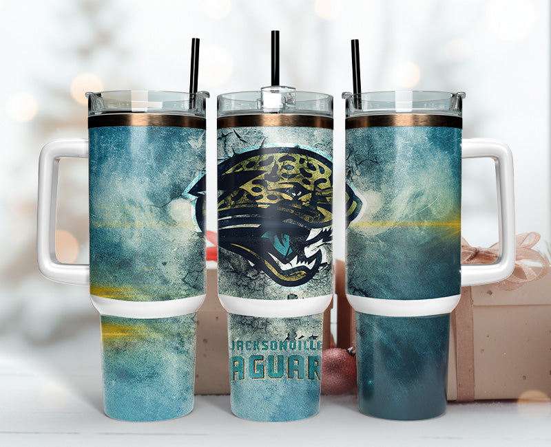 Jacksonville Jaguars Tumbler 40oz Png, 40oz Tumbler Skinny 47