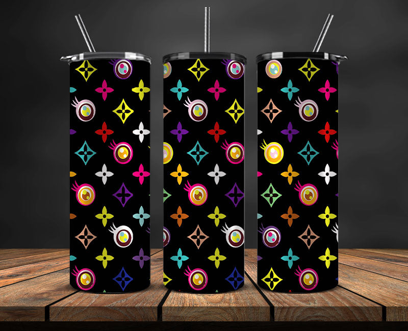 Brand Logo Tumbler Wrap , Fashion Logo Tumbler Wrap, Skinny Tumbler 20oz, Brand Tumbler Wrap 48