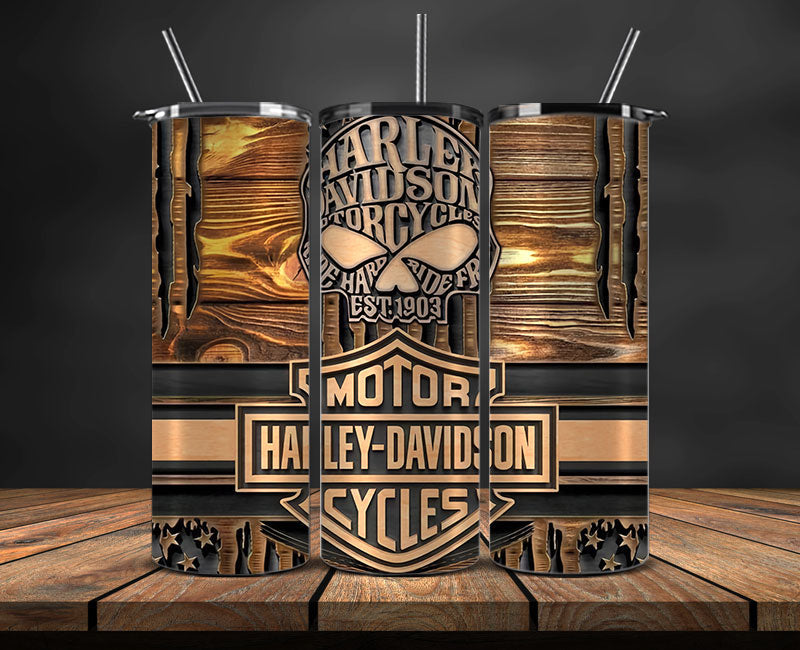 Harley Skinny Tumbler Png, Motor Harley Digital Tumbler Wrap, Moto Tumbler Wrap Design 49
