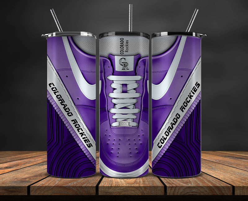Colorado Rockies Tumbler Wrap, Air Force Mlb Tumbler , Baseball Tumbler Wrap 04