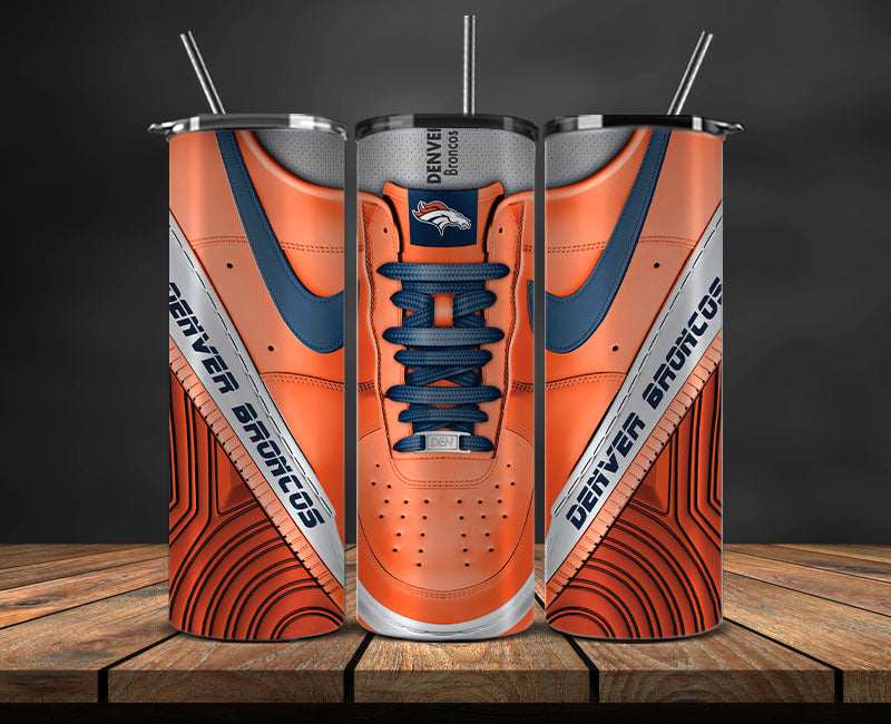 Denver Broncos Tumbler Wrap, NFL Sneaker Tumbler Wrap 52