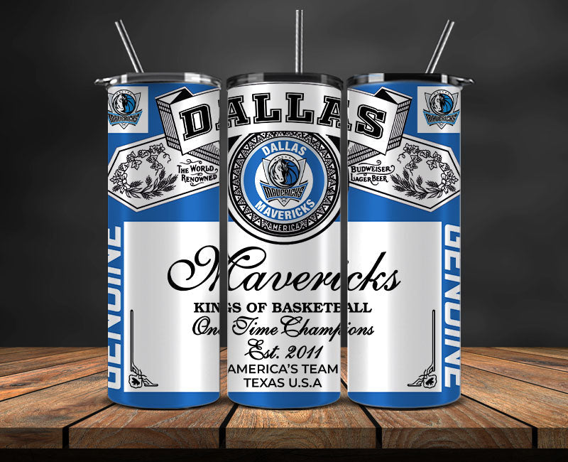 Dallas Mavericks Tumbler Wrap, NBA Tumbler Png , NBA DS-53