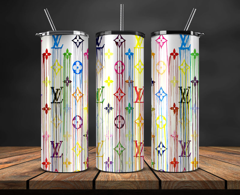 Brand Logo Tumbler Wrap , Fashion Logo Tumbler Wrap, Skinny Tumbler 20oz, Brand Tumbler Wrap 56