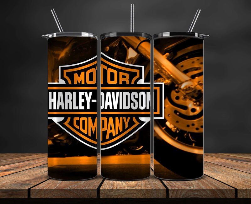 Harley Skinny Tumbler Png, Motor Harley Digital Tumbler Wrap, Moto Tumbler Wrap Design 57