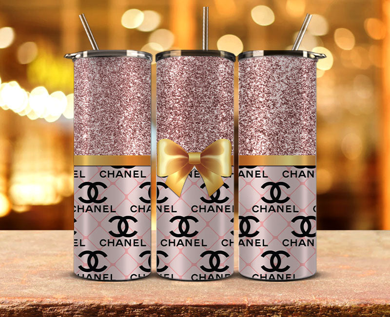 Chanel Tumbler Wrap, Chanel Tumbler Png, Chanel Logo,Luxury Logo Brand 59