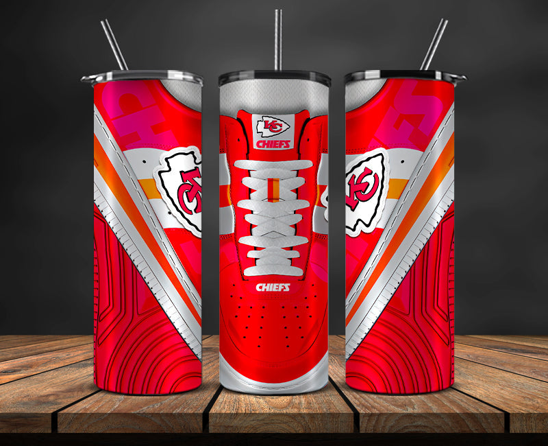 Kansas City Chiefs Tumbler Wrap, NFL Sneaker Tumbler Wrap 05