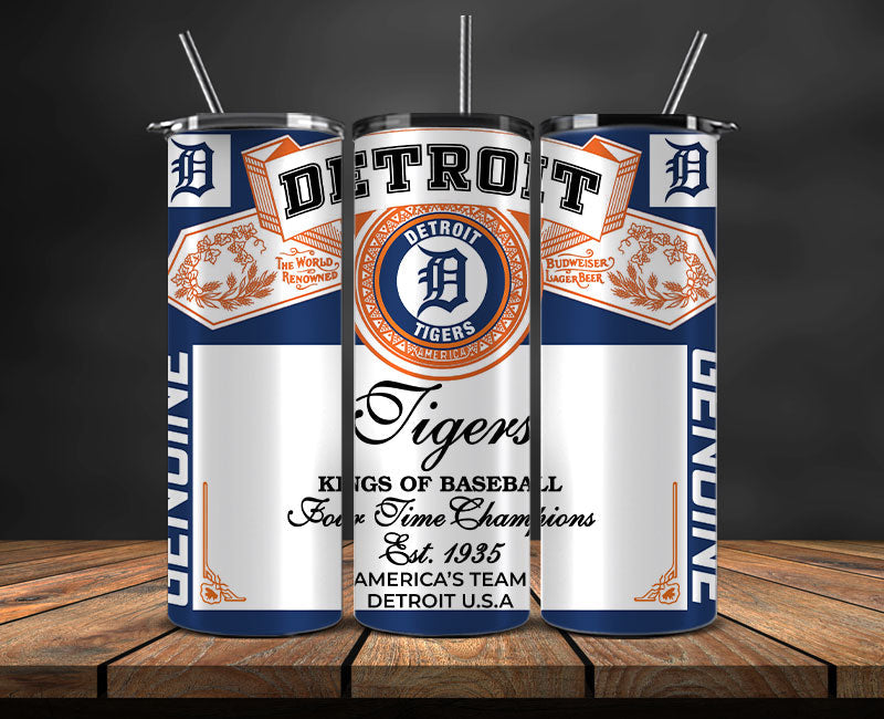 Detroit Tigers Tumbler Wrap, MLB Tumbler Pn , MLB Tumbler Wrap Design New-62