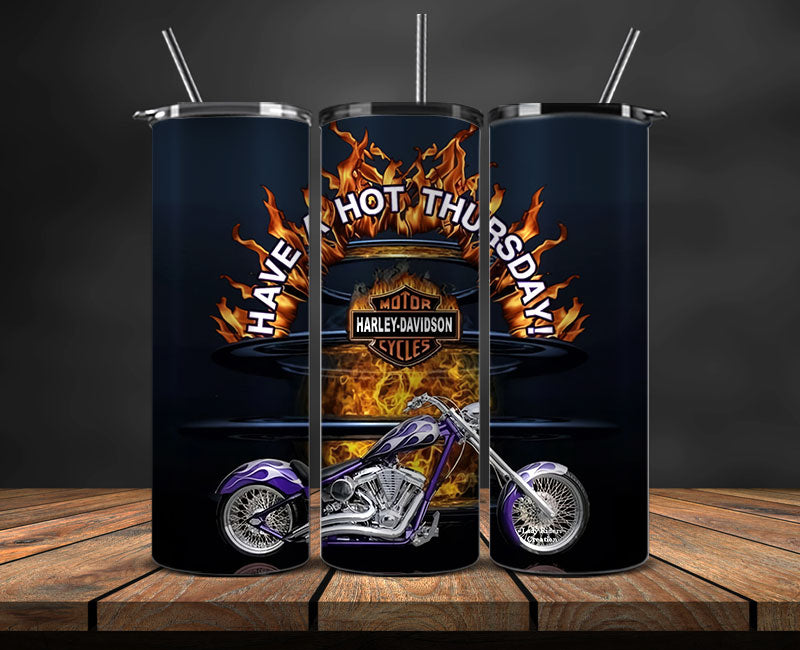 Harley Skinny Tumbler Png, Motor Harley Digital Tumbler Wrap, Moto Tumbler Wrap Design 63