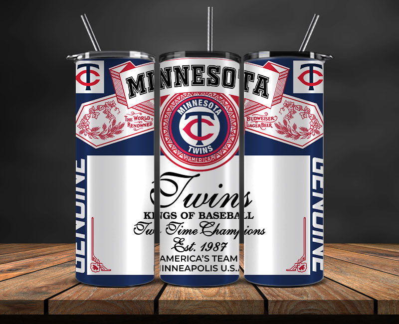 Minnesota Twins Tumbler Wrap, MLB Tumbler Pn , MLB Tumbler Wrap Design New-65