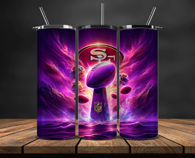 San Francisco 49ers Super Bowl Tumbler Png, Super Bowl 2024 Tumbler Wrap 66