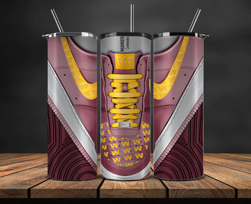 Washington Commanders Tumbler Wrap, NFL Sneaker Tumbler Wrap 66