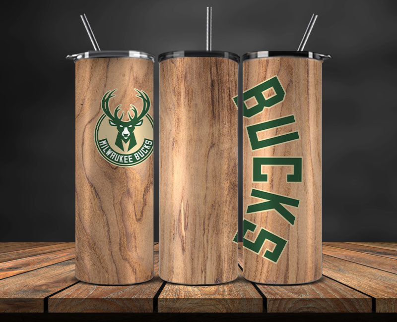 Milwaukee Bucks Tumbler Wrap, NBA Tumbler Png , NBA DS-67