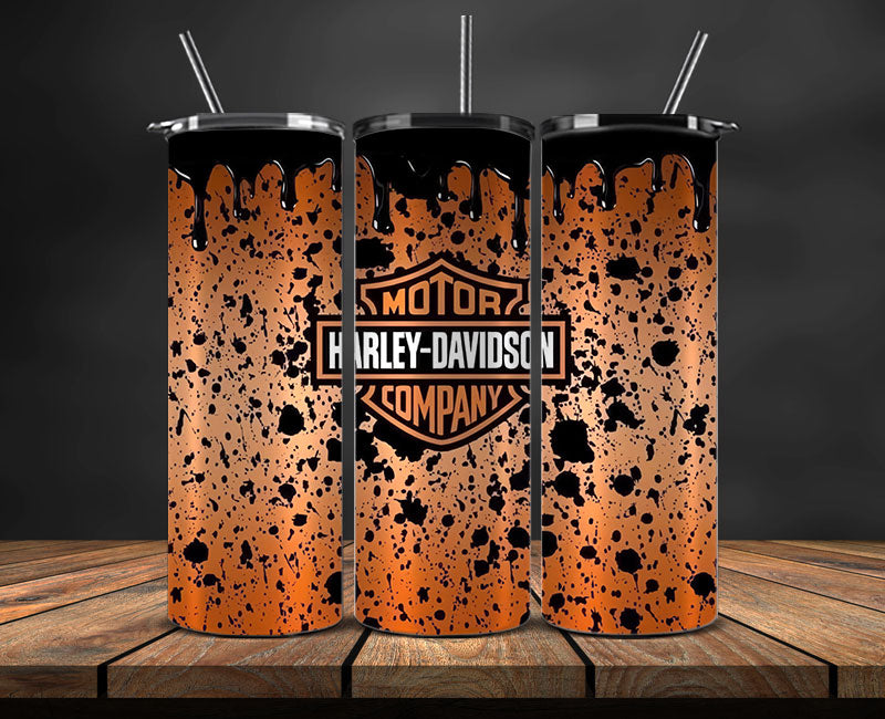 Harley Skinny Tumbler Png, Motor Harley Digital Tumbler Wrap, Moto Tumbler Wrap Design 06