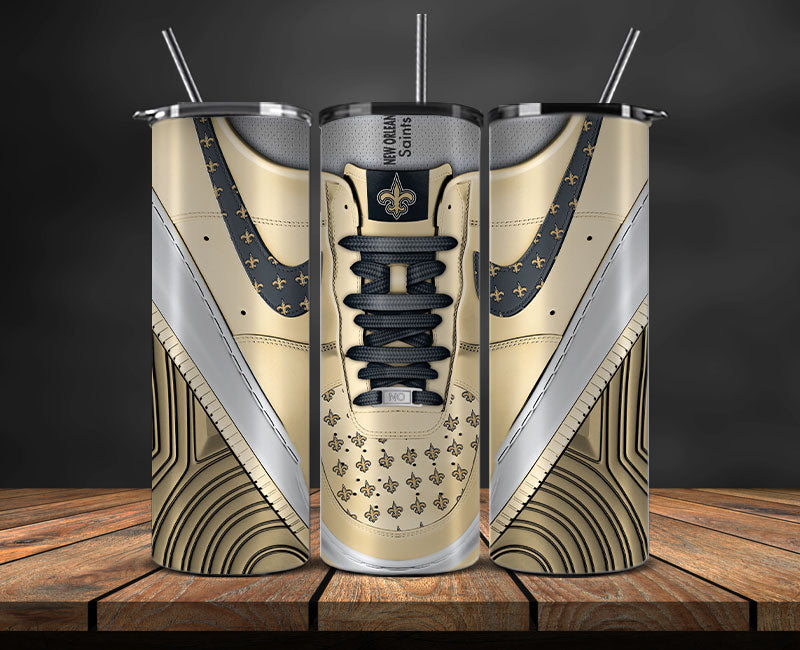 New Orleans Saints Tumbler Wrap, NFL Sneaker Tumbler Wrap 70