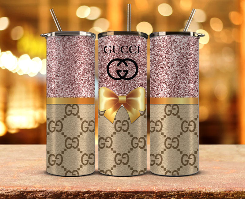 Gucci Tumbler Wrap, Gucci Tumbler Png, Gucci Logo,Luxury Logo Brand 71