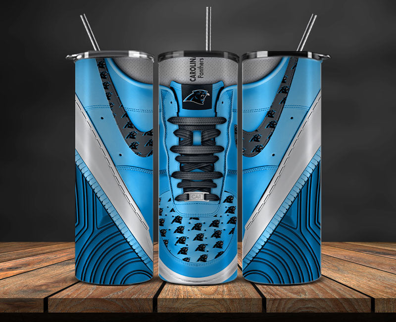 Carolina Panthers Tumbler Wrap, NFL Sneaker Tumbler Wrap 71