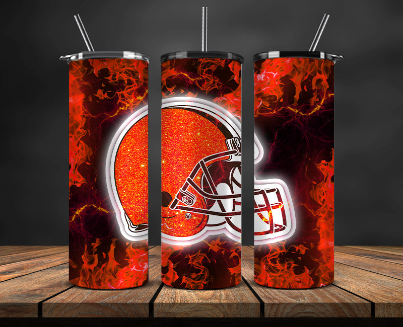 Cleveland Browns Tumbler, Browns Logo Tumbler ,NFL Season 2023, Design 71