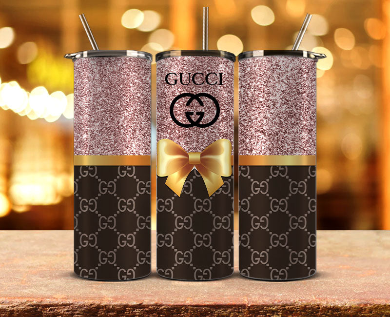 Gucci Tumbler Wrap, Gucci Tumbler Png, Gucci Logo,Luxury Logo Brand 72