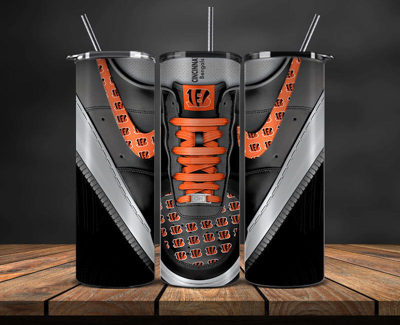 Cincinnati Bengals Tumbler Wrap, NFL Sneaker Tumbler Wrap 72