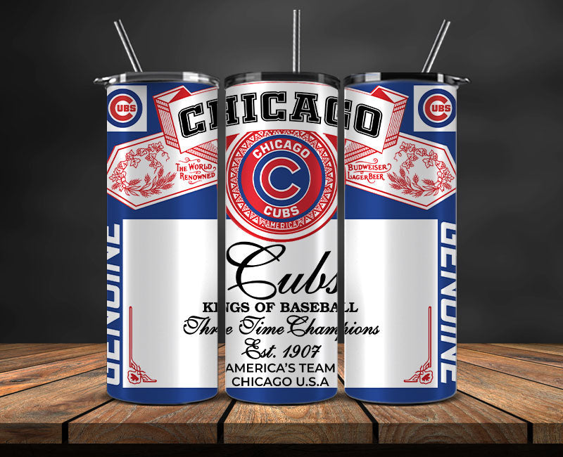 Chicago Cubs Tumbler Wrap, MLB Tumbler Pn , MLB Tumbler Wrap Design New-73