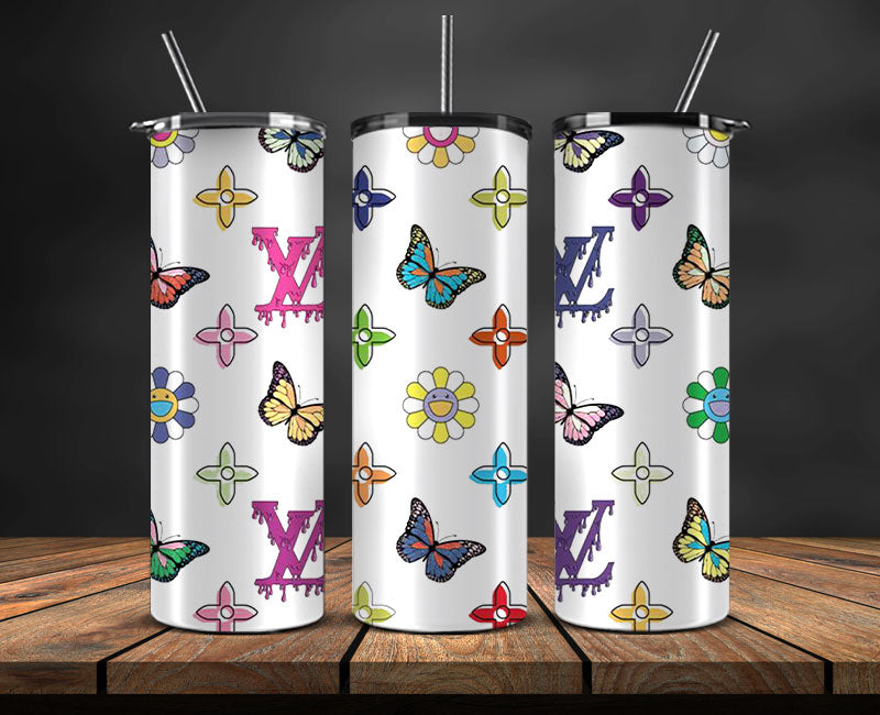 Brand Logo Tumbler Wrap , Fashion Logo Tumbler Wrap, Skinny Tumbler 20oz, Brand Tumbler Wrap 75