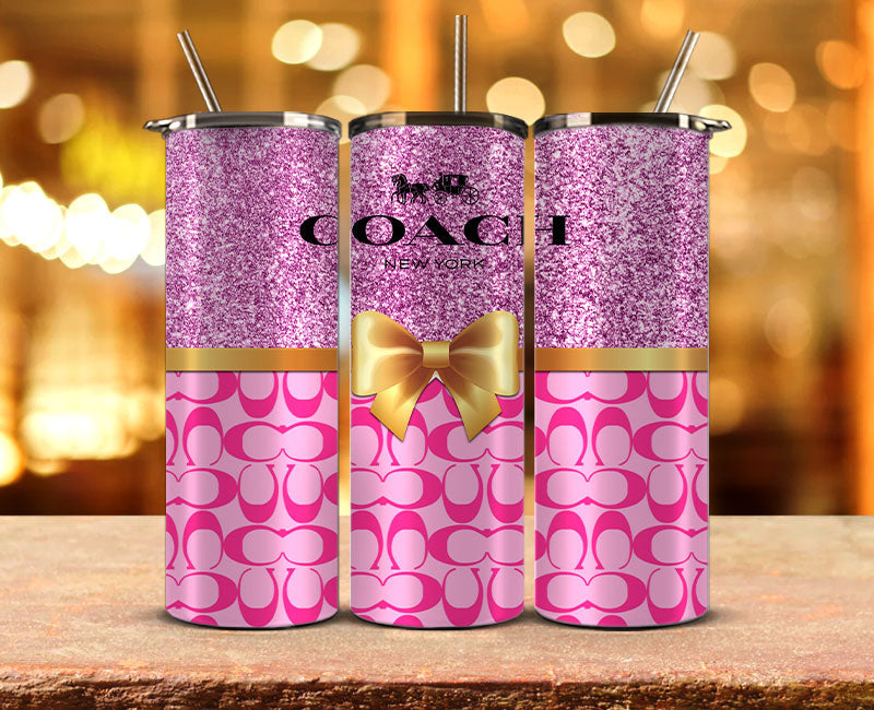 Coach Tumbler Wrap, Coach Tumbler Png, Coach Logo,Luxury Logo Brand 76