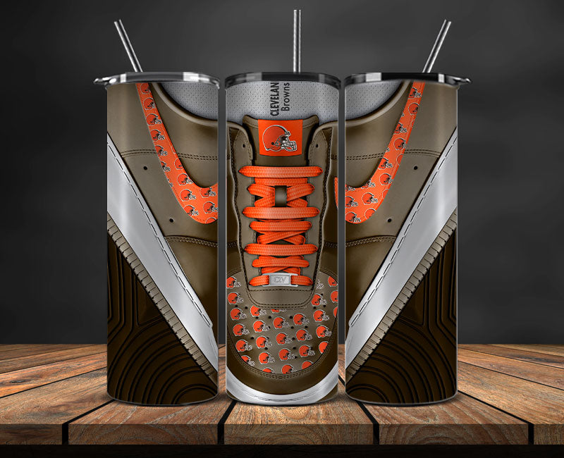 Cleveland Browns Tumbler Wrap, NFL Sneaker Tumbler Wrap 78