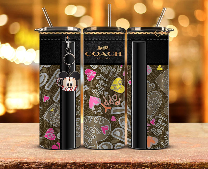 Coach Tumbler Wrap, Coach Tumbler Png, Coach Logo,Luxury Logo Brand 78