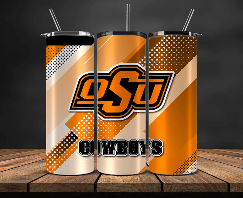 Oklahoma State Cowboys Logo 20 oz Tumbler Png ,College Football 20 Oz Tumbler Wrap 79