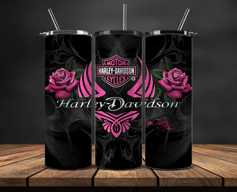 Harley Skinny Tumbler Png, Motor Harley Digital Tumbler Wrap, Moto Tumbler Wrap Design 79