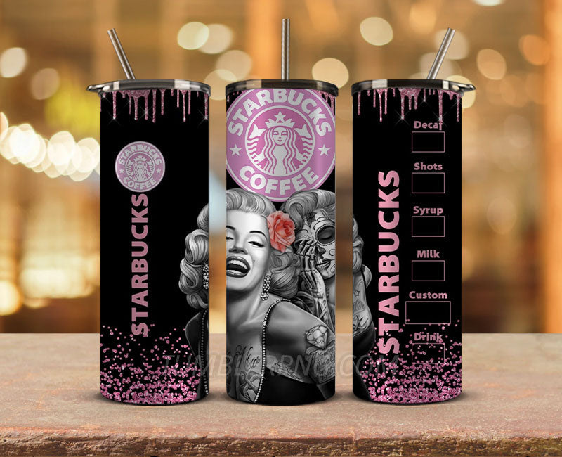 Gucci Full Wrap For Starbucks Cup SVG Digital File, Logo Brand Svg
