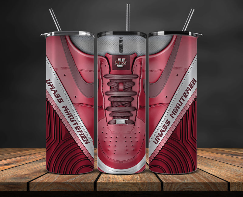 Umass Minutemen Sneaker Tumbler Wrap , College Sneaker Tumbler Wrap 07