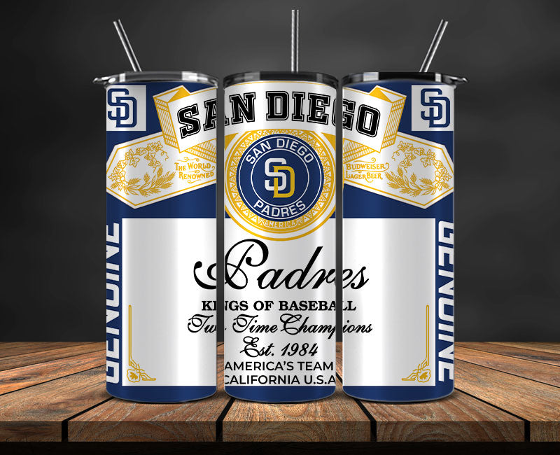 San Diego Padres Tumbler Wrap, MLB Tumbler Pn , MLB Tumbler Wrap Design New-84