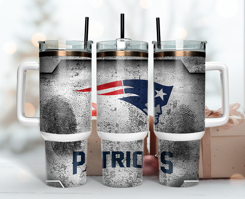New England Patriots Tumbler 40oz Png, 40oz Tumbler Skinny 86