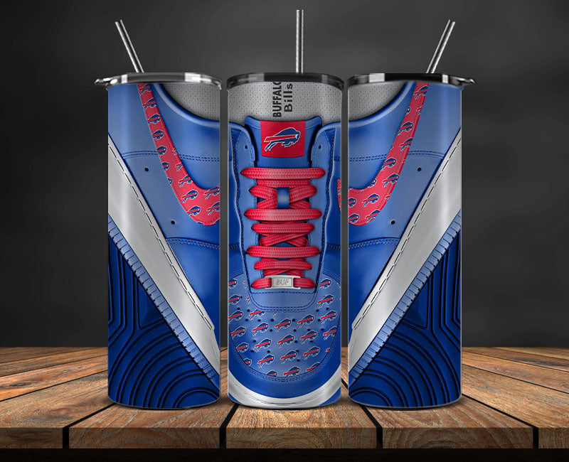 Buffalo Bills Tumbler Wrap, NFL Sneaker Tumbler Wrap 87