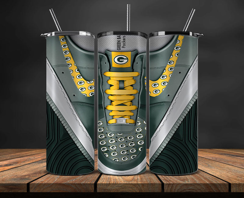 Green Bay Packers Tumbler Wrap, NFL Sneaker Tumbler Wrap 88