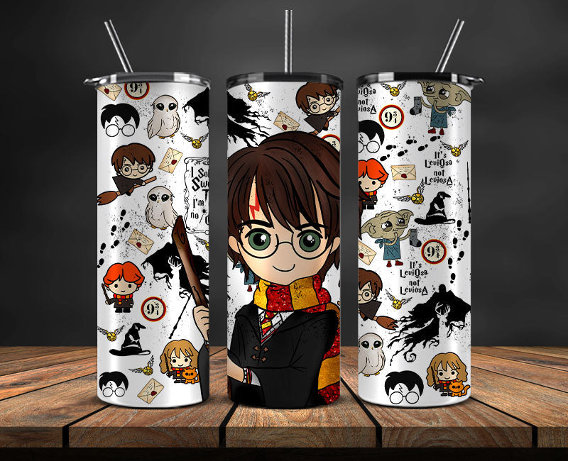 Harry Skinny Tumbler Wrap ,Harry Magic Tumbler , Magic Tumbler, Movie Tumbler Wrap 08
