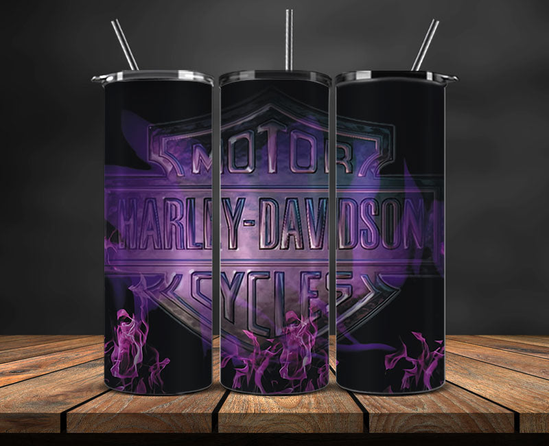 Harley Skinny Tumbler Png, Motor Harley Digital Tumbler Wrap, Moto Tumbler Wrap Design 08