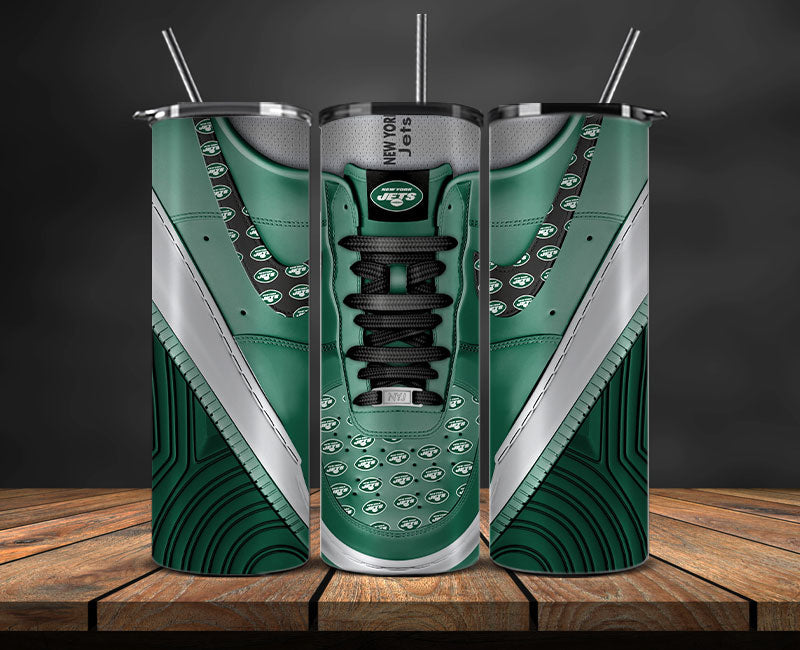 New York Jets Tumbler Wrap, NFL Sneaker Tumbler Wrap 91