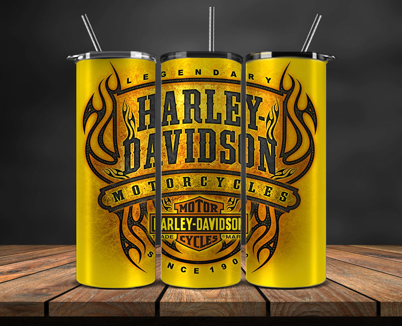 Harley Skinny Tumbler Png, Motor Harley Digital Tumbler Wrap, Moto Tumbler Wrap Design 94