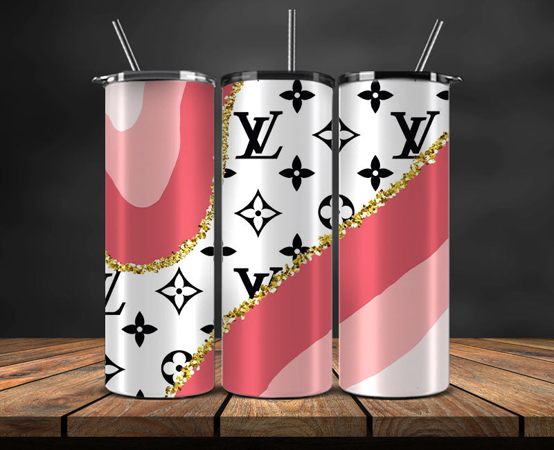 LV Tumbler Wrap, LV Tumbler Png ,Luxury Logo Fashion Png 97