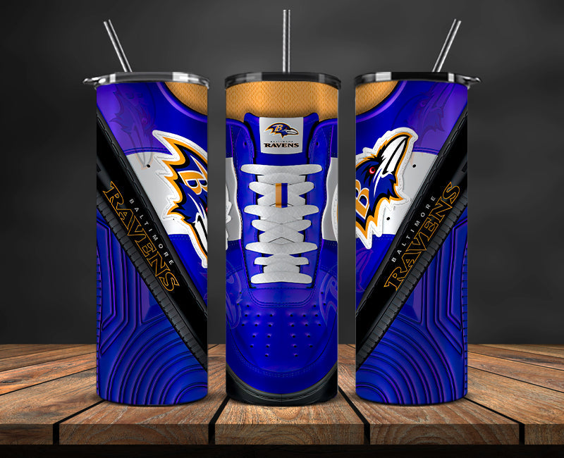Baltimore Ravens Tumbler Wrap, NFL Sneaker Tumbler Wrap 09