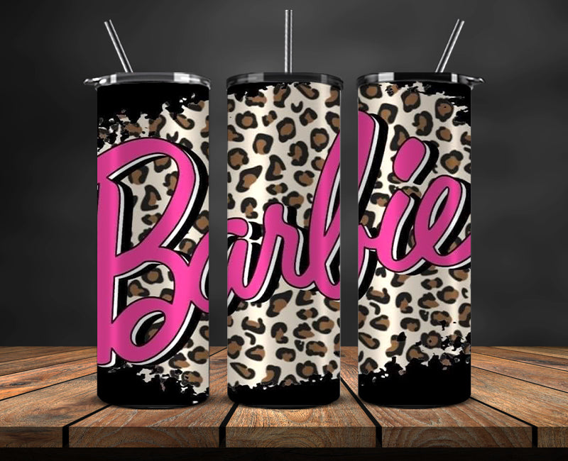 Barbie Tumbler Wrap, Barbie Doll PNG, Barbie Skinny 20oz 09