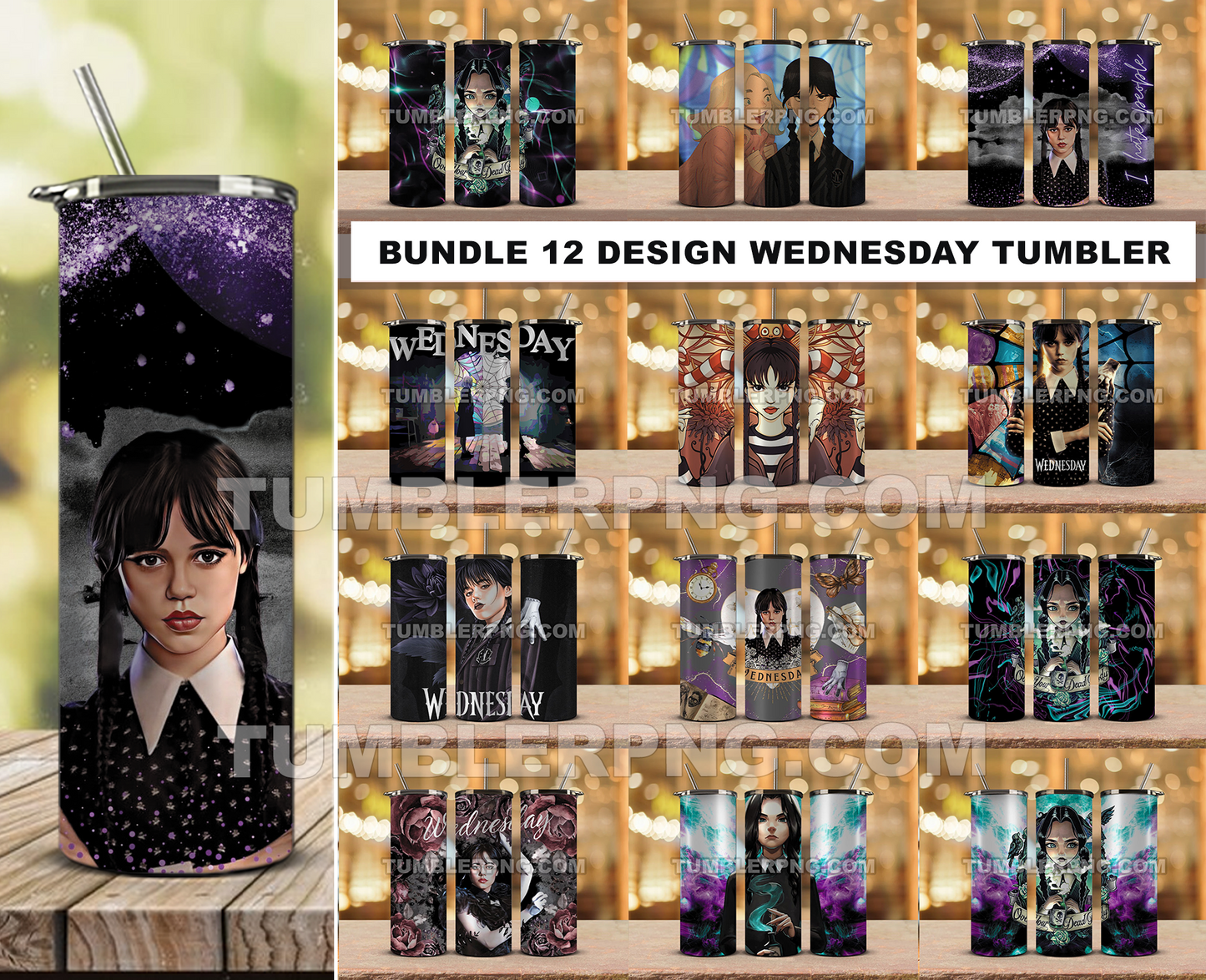 12 Design Wednesday Tumble Wrap , Trending Tumbler Wrap 13